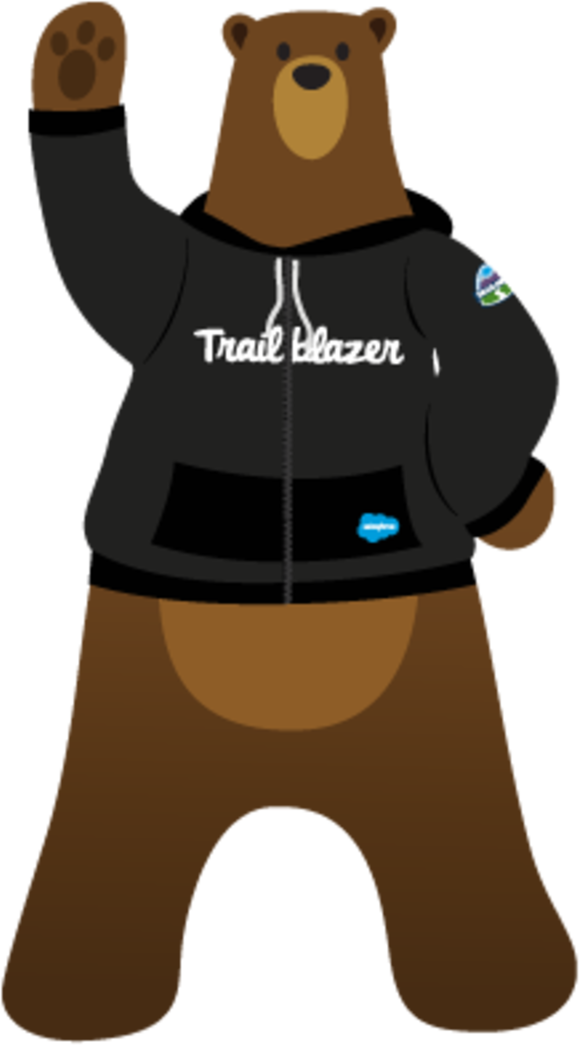 Org & Npsp With Special Guests At Trailblazer Community - Cody The Bear Salesforce (2160x2160), Png Download