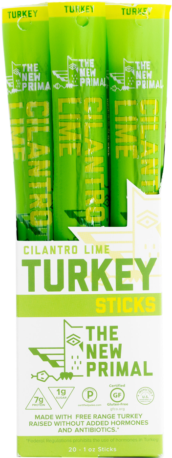 Cilantro Lime Meat Sticks Free-range Turkey - Tan (1000x1000), Png Download