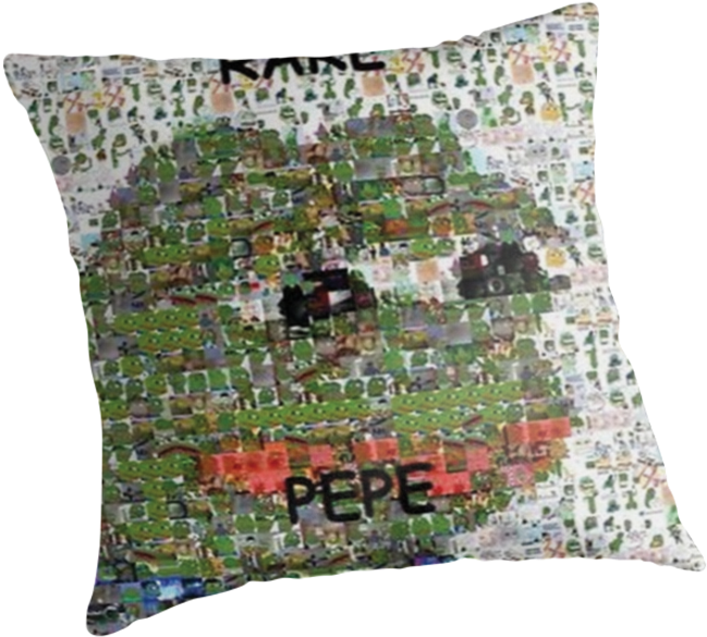 Frog Meme Compilation" Throw Pillows - Pepe Compilation (875x875), Png Download