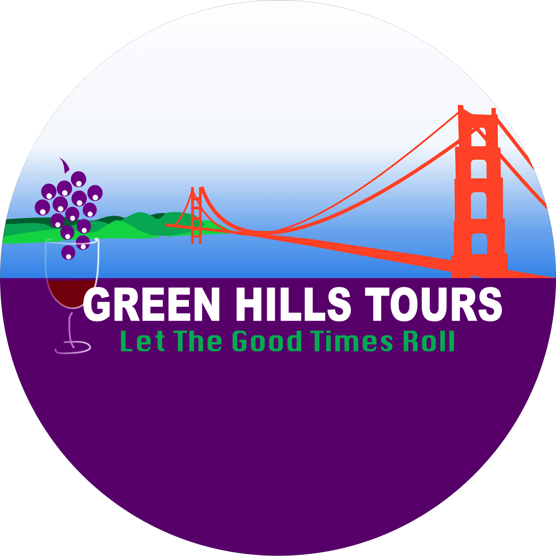Best San Francisco Tours And Napa Wine Tours - Circle (1920x1921), Png Download