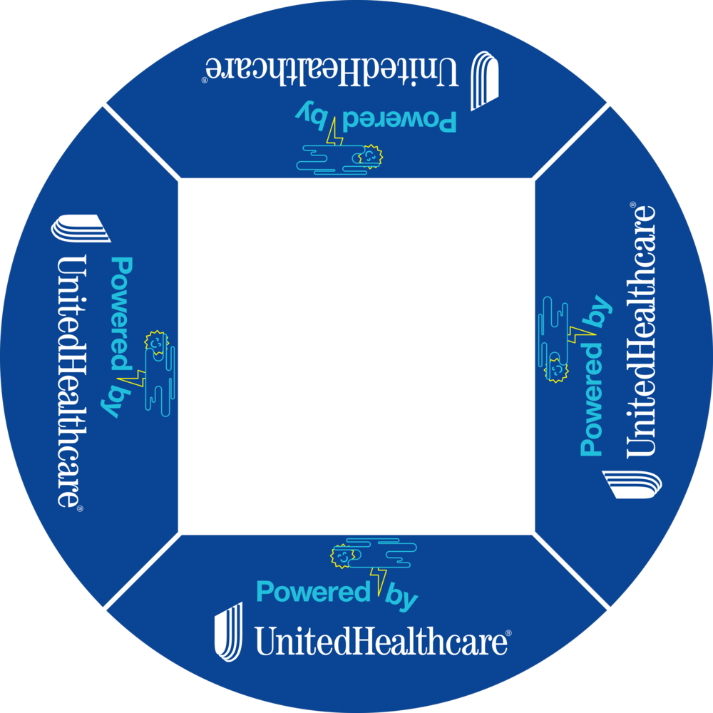 Uhc Chargingstation Rockingon Flat - United Healthcare (1000x1000), Png Download