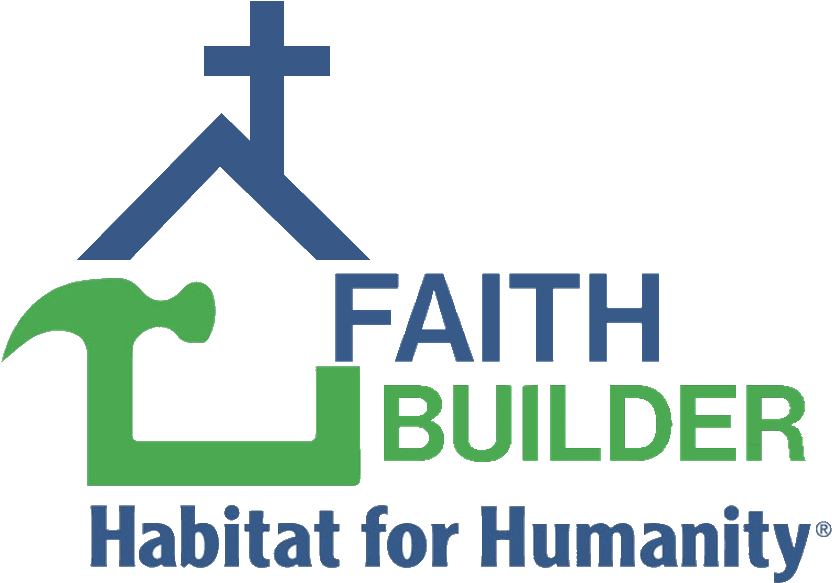 Faith Builder Logo - Cross (886x626), Png Download