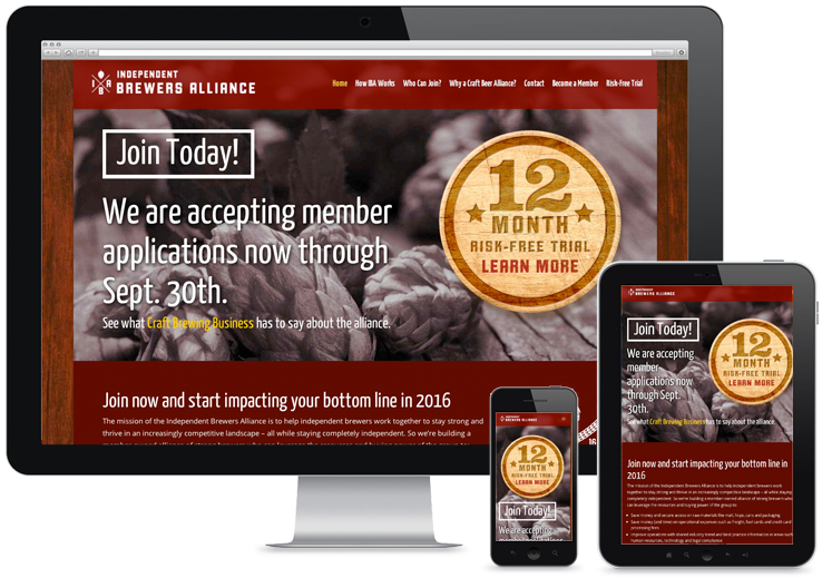 Website Design For Food And Beverage Industry - Online Advertising (744x525), Png Download