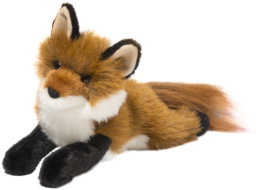 Amber Fox - Stuffed Fox Png (1000x1000), Png Download