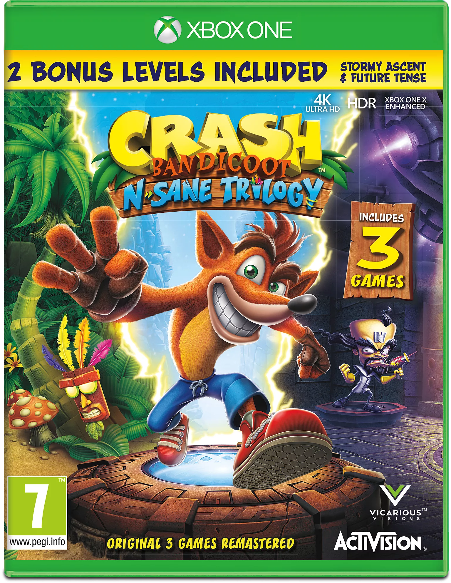 [ongoing] Multiplatform Crash Bandicoot N - Crash Bandicoot N Sane Trilogy Xbox One (1688x2250), Png Download