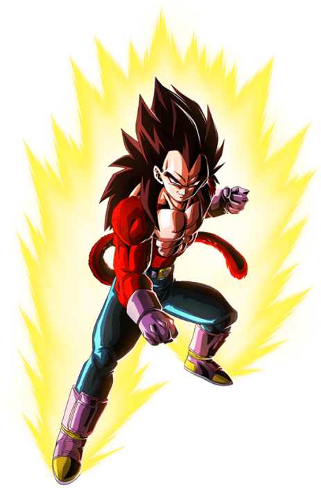 Majin & Ssj 4 Vegeta - Vegeta (540x720), Png Download