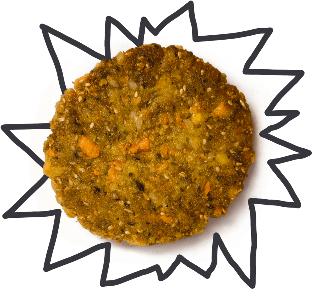 Know Meat Patty - Kimchijeon (1086x1000), Png Download