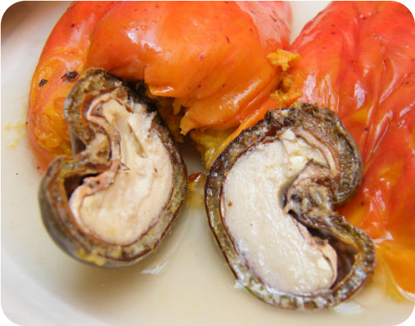 Cashew Nut Shell Oil - Cuisine Of Madrid (640x480), Png Download