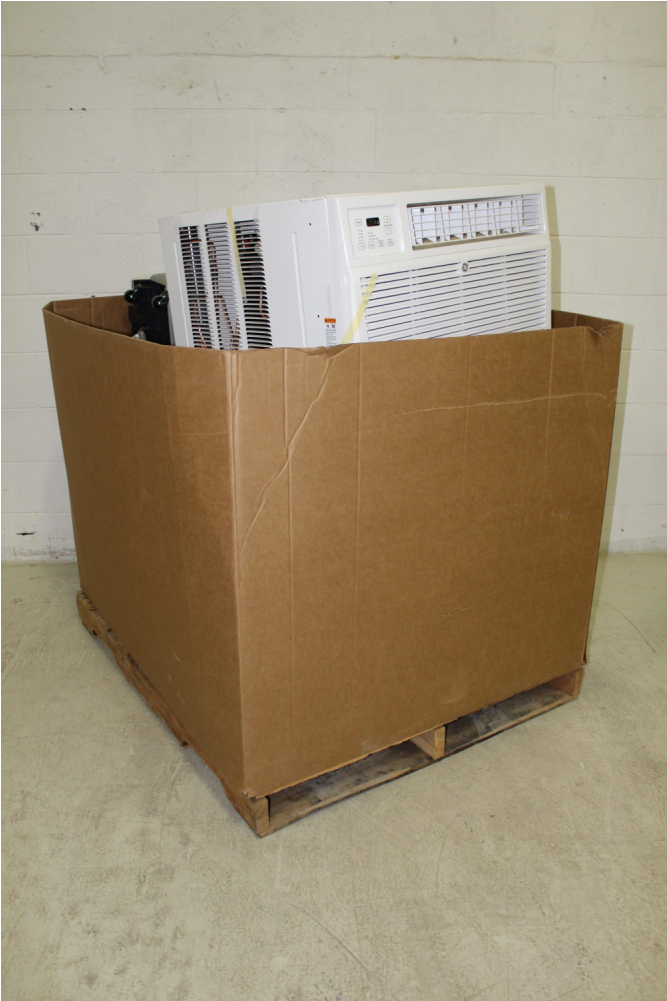 Pallet 56 Pcs Refrigerators, Air Conditioners New Damaged - Plywood (1000x1000), Png Download