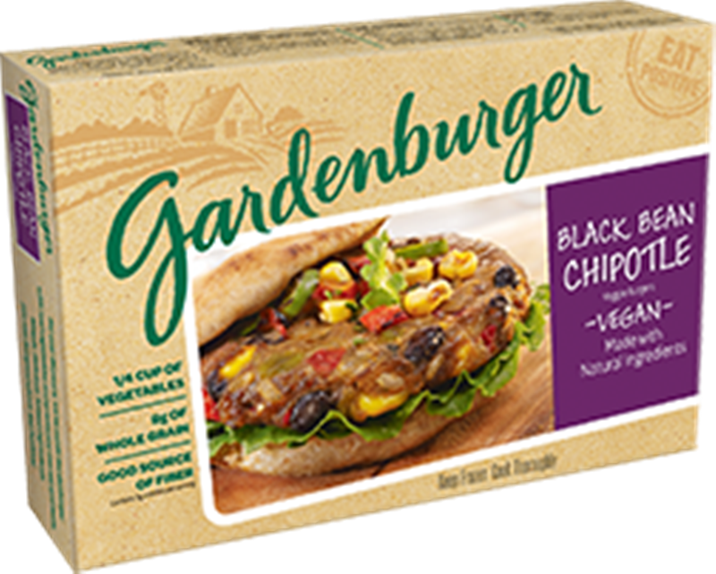 Gardenburger Has Been Making Wholesome Veggie Burgers - Chipotle Veggie Burger (800x641), Png Download