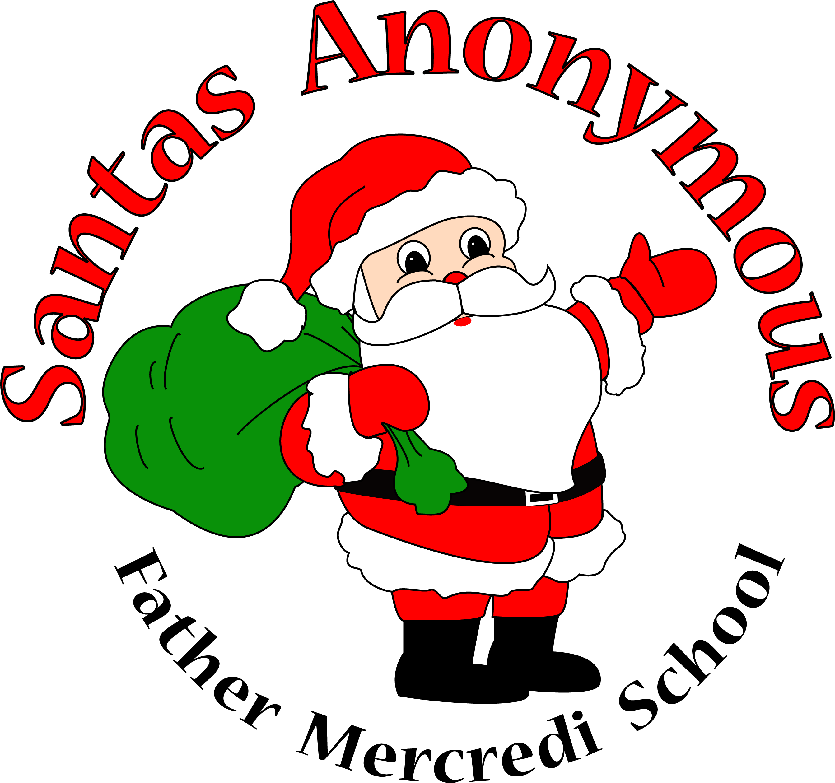 Santas Anonymous (2979x2740), Png Download