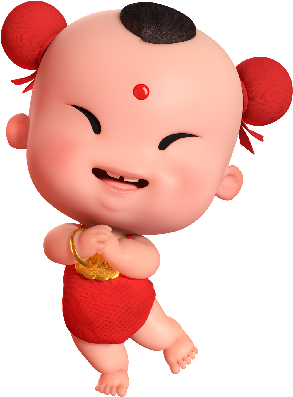Lucky Boy Spring Festival Png Celebration Chinese Style - Chinese New Year (1024x1386), Png Download