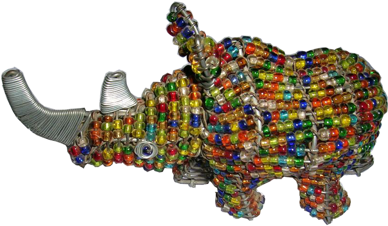 This Was Made With A Metal And Beads - Indian Elephant (792x455), Png Download