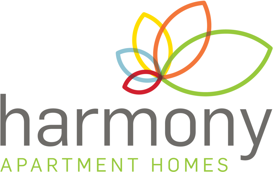 Harmonyapartments Logo Standard Color-01 - Graphic Design (1000x650), Png Download