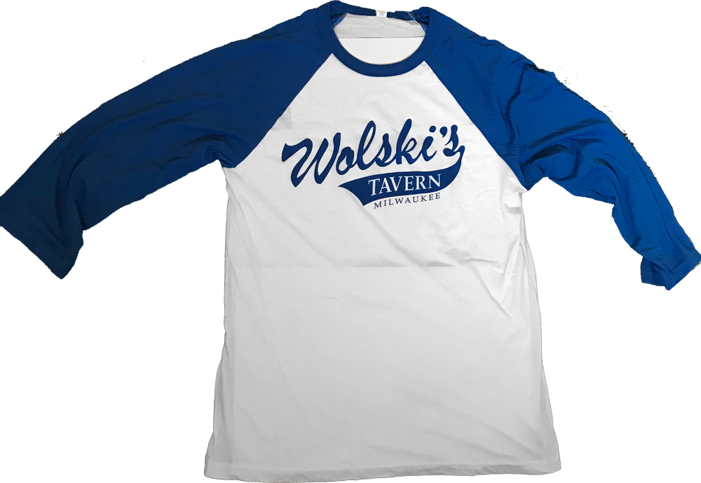 Wolskis Baseball Logo 3/4th Sleeve T Shirt (1000x690), Png Download