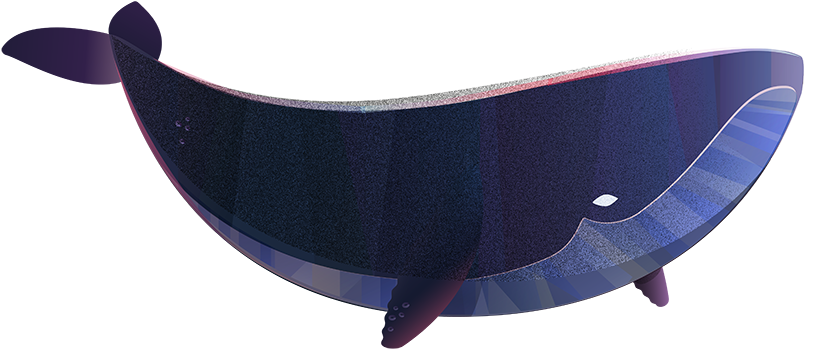 Creativity And Imagination - Whale (1200x759), Png Download