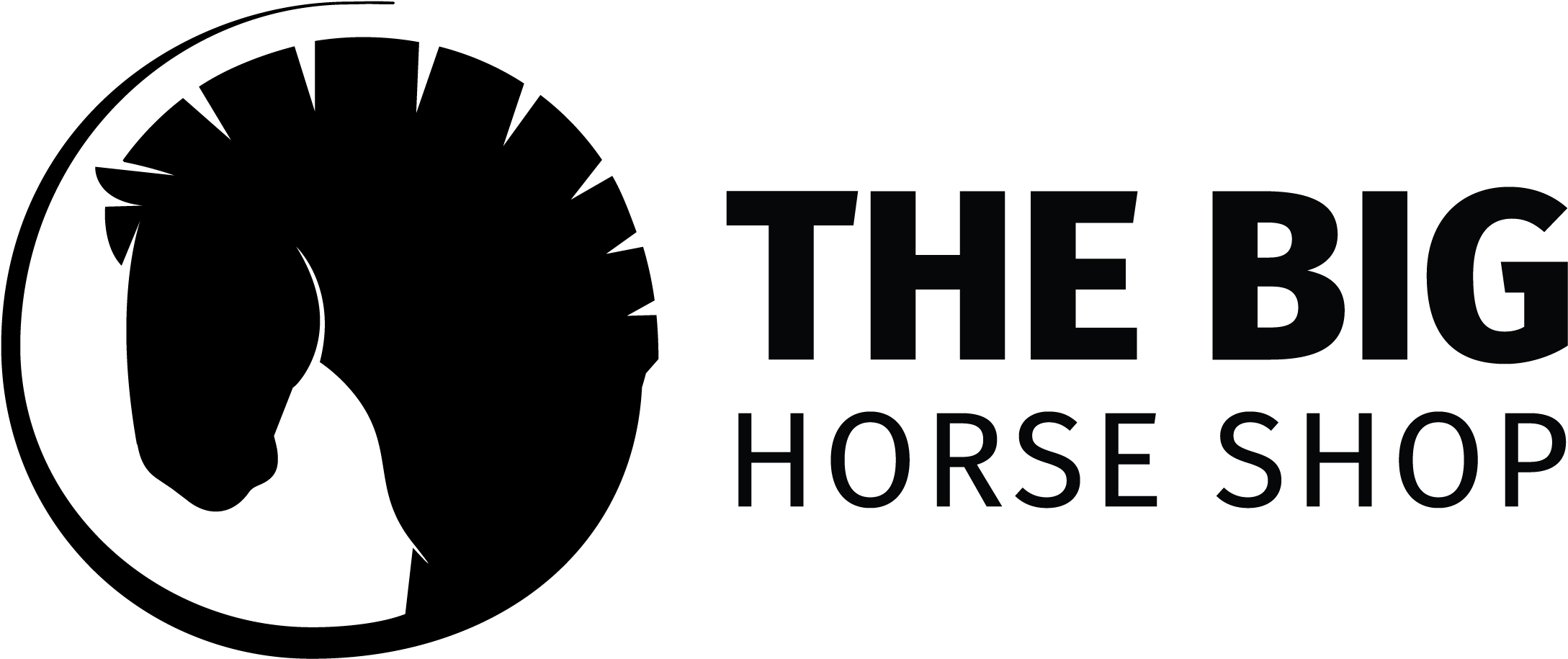 The Big Horse Shop, Pngpng File, 54 Kb - Logotype Horse (2500x1295), Png Download