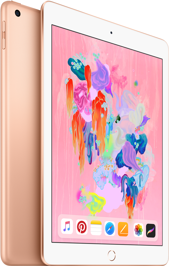 Ipad - Apple Ipad Latest Model With Wi Fi 32gb Gold (1000x1000), Png Download