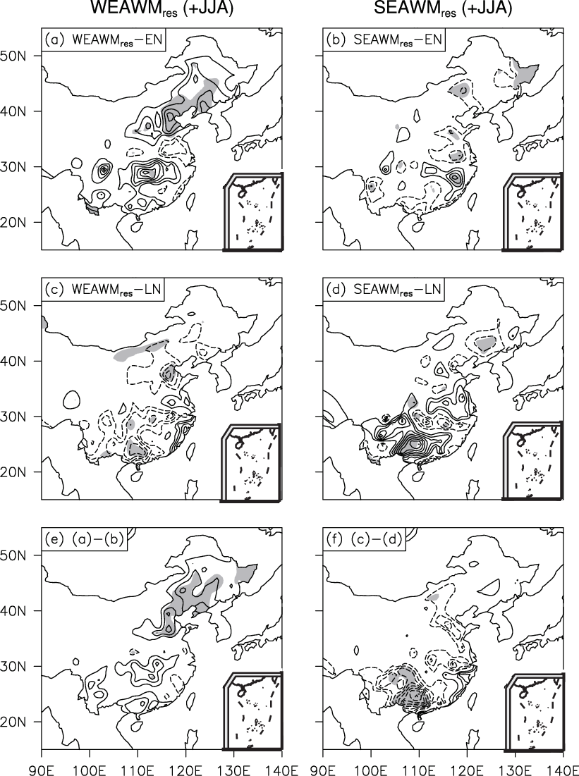 Composite Summer Mean Rainfall Anomalies During The - Cartoon (821x1101), Png Download