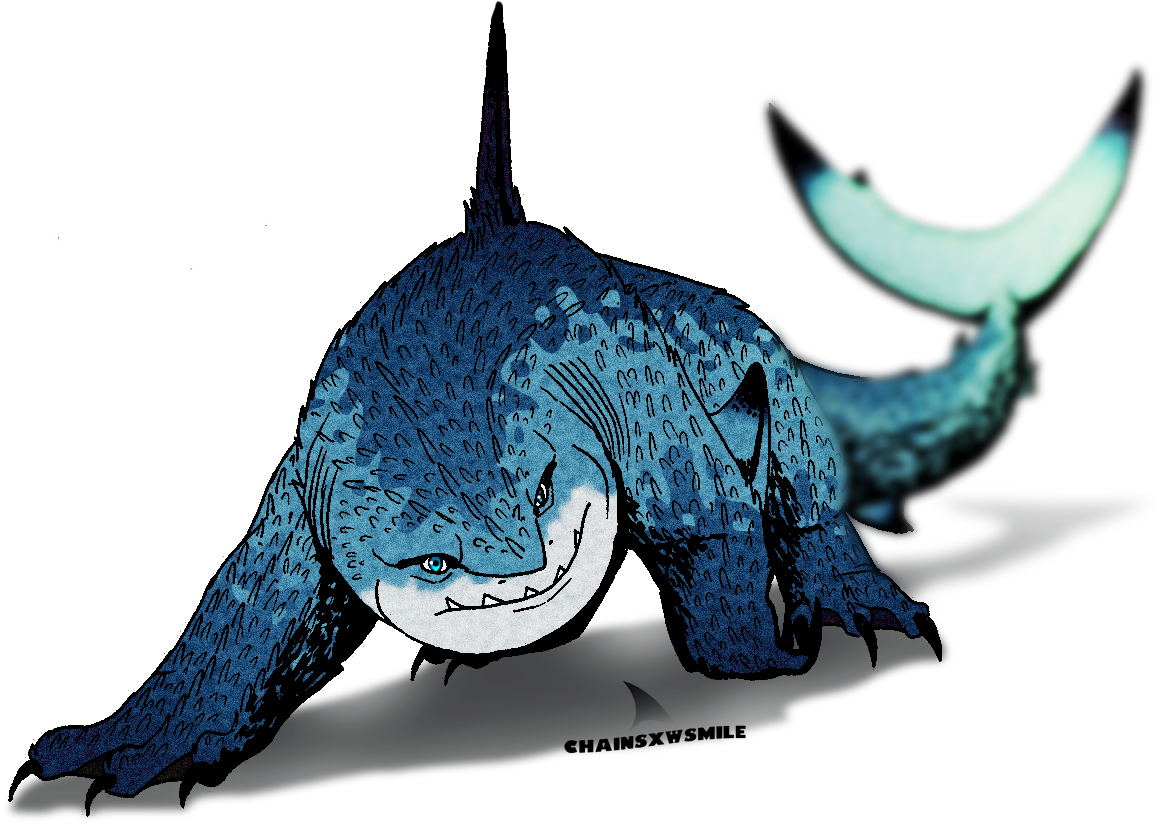 More Doodles Of Drawing Cetus / Sea Monster Bruce, - Illustration (1197x856), Png Download