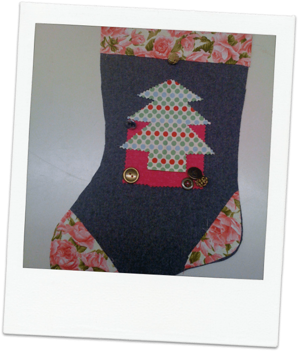 Handmade Stocking - Christmas Stocking (595x702), Png Download
