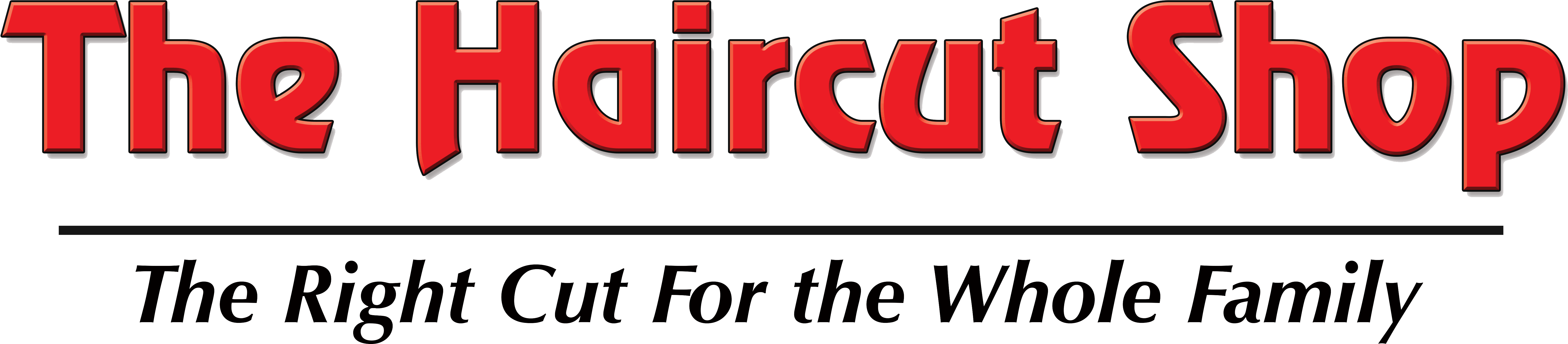 Get Your Haircut With Us - Carmine (7237x1879), Png Download