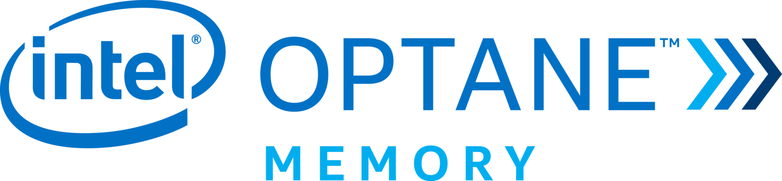 Intel Optane - Intel Optane Memory Logo (1600x372), Png Download