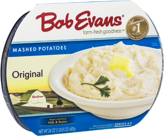 Bob Evans Mashed Potatoes (600x600), Png Download