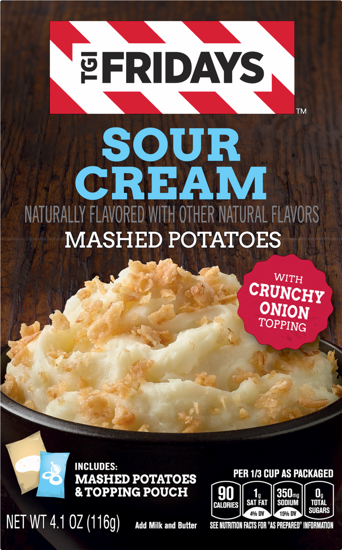 Tgi Fridays Sour Cream Mashed Potatoes (1800x1800), Png Download