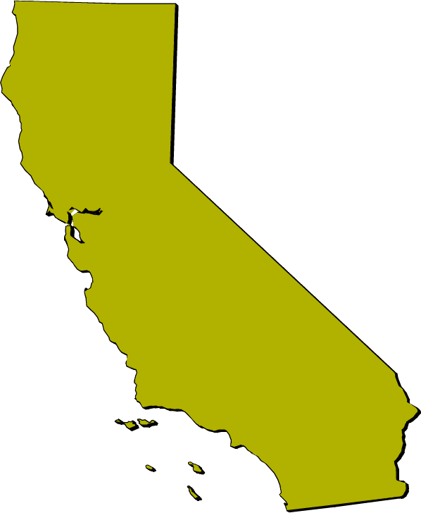 A California Network Of Ministry To Men - Map (598x728), Png Download