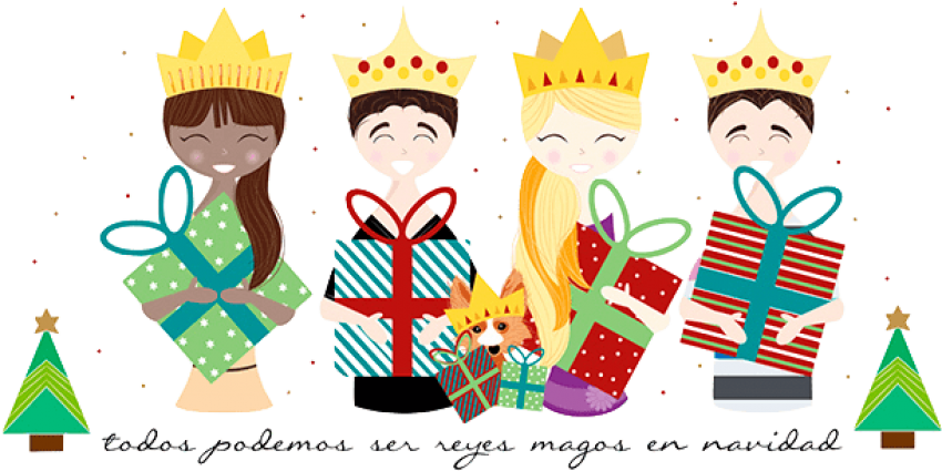 Free Png Download Mi Mejor Regalo De Reyes Eres Tu - Reyes Magos Transparentes (850x425), Png Download