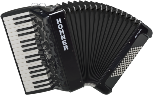 Acordeón Hohner Amica Iii 72 A3862s - Acordeones A Piano (650x650), Png Download