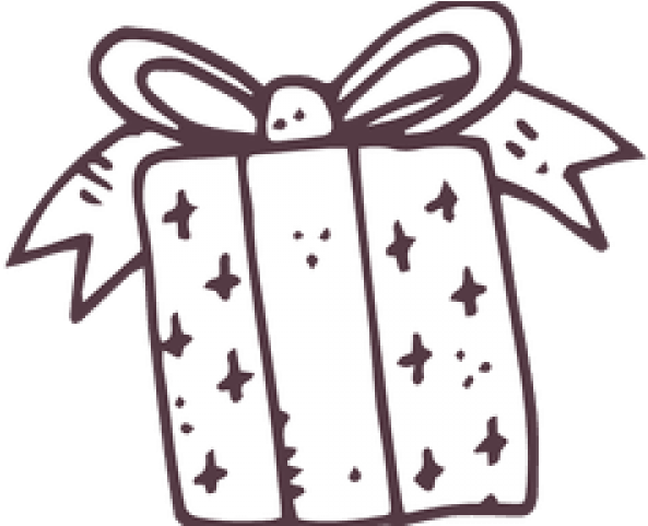 Drawn Gift Regalo - Caixa De Presente Png Desenho (640x480), Png Download