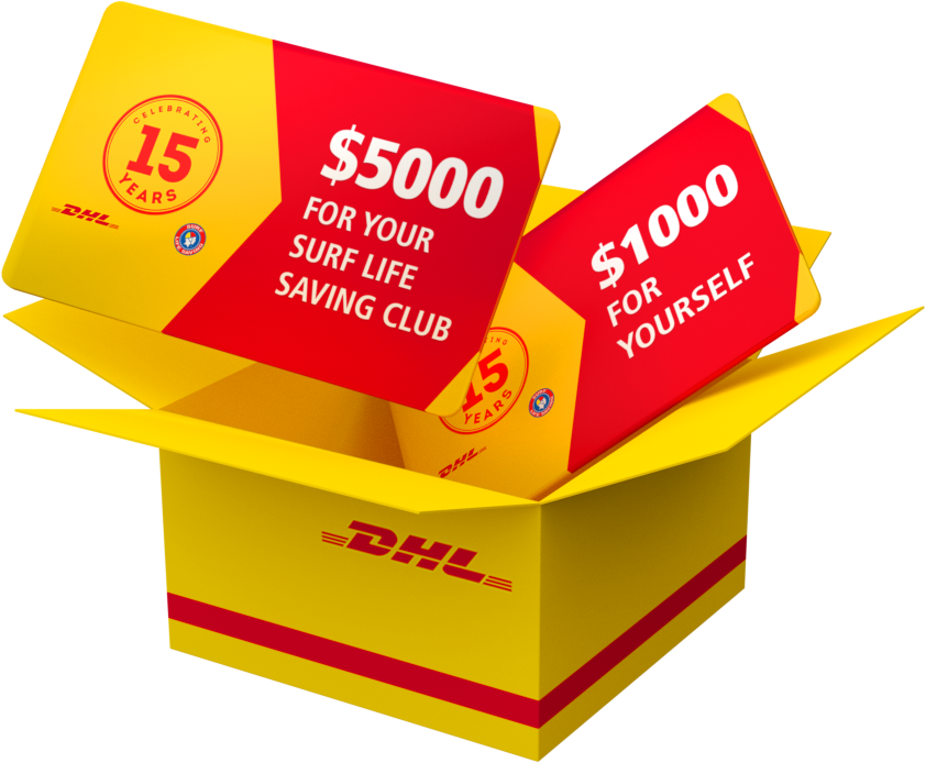 Sorry, The Dhl 15 Year Partnership With Surf Life Saving - Dhl (842x694), Png Download