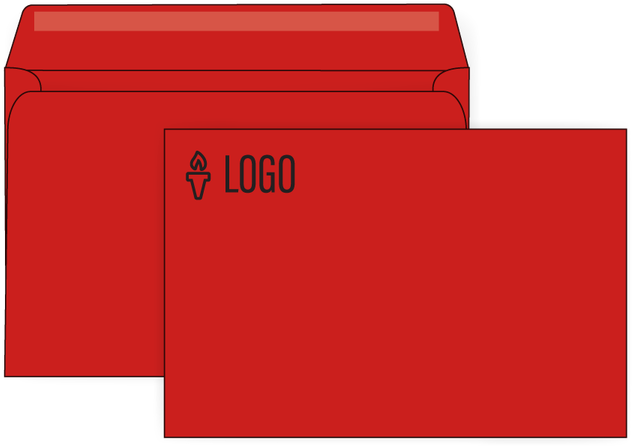 Custom Red Booklet Envelopes - Paper (750x563), Png Download