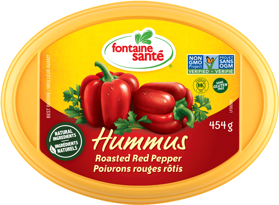 Next - Fontaine Sante Traditional Hummus (913x675), Png Download