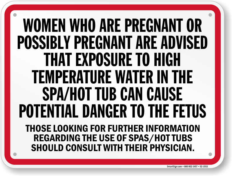 Pennsylvania Pregnant Women Spa Danger Sign Pennsylvania - Sign (800x608), Png Download