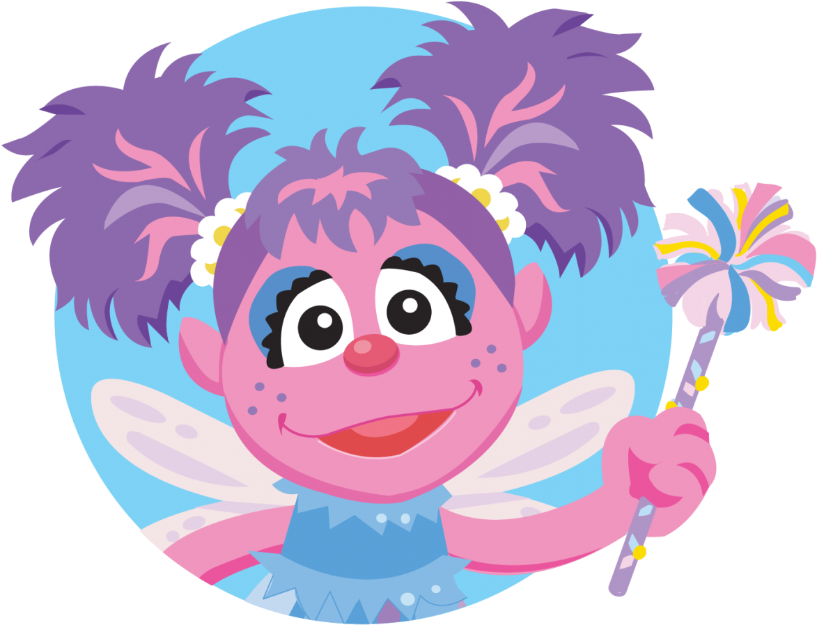 Coloring Pictures Of Sesame Street Characters Colouring - Abby Sesame Street Japan (1400x1050), Png Download