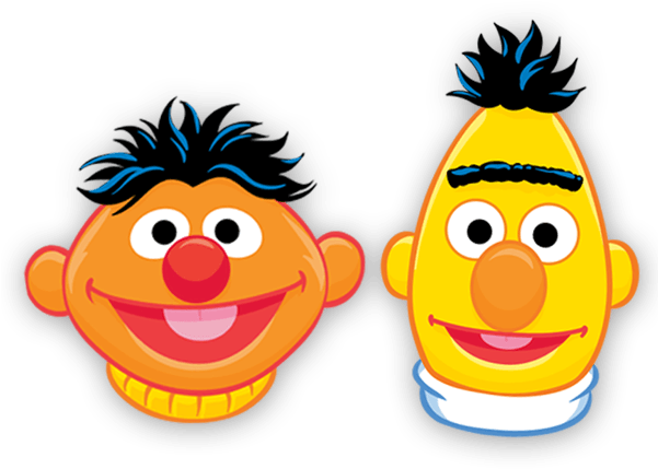 Sesame Street Characters - Ernie Face Sesame Street (600x600), Png Download