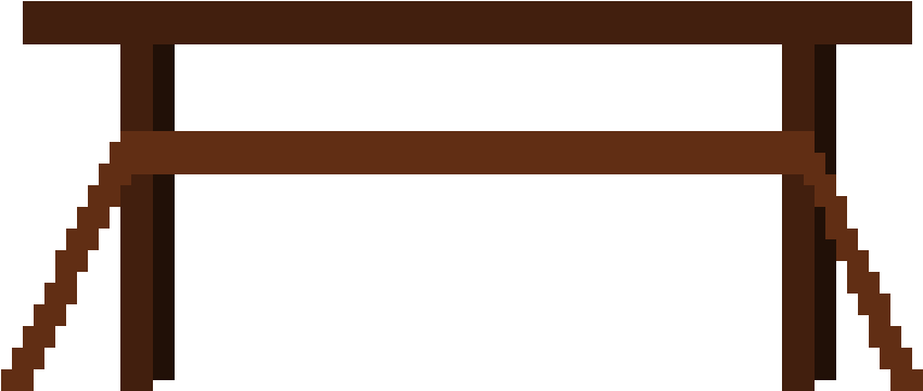 Table And Chairs - Table Chair Pixel Art (1210x650), Png Download