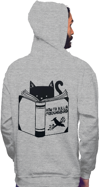 How To Kill A Mockingbird - Funny Cat T Shirt Designs (650x650), Png Download