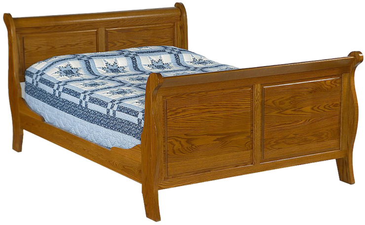 Sleigh Bed Png Free Download - Bed (800x555), Png Download