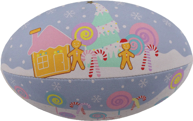 Candy Shower Rugby Ball - Balloon (800x800), Png Download