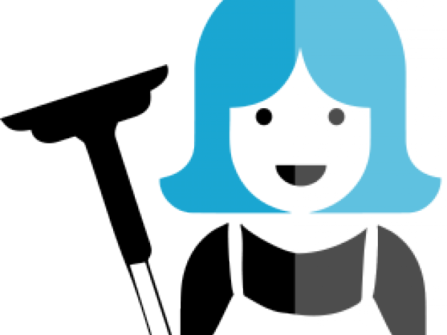 Maiden Clipart Cleaning Lady (640x480), Png Download