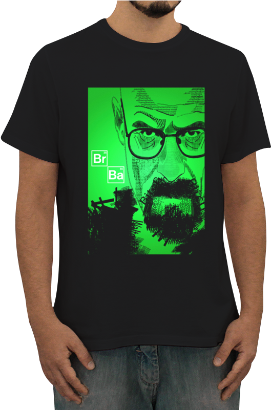 Camiseta Walter White De Leandro Alvesna - Smile (800x800), Png Download