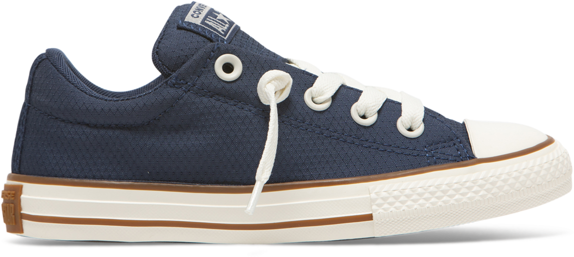 Chuck Taylor All Star Street Pinstripe Junior Low Top - Converse (1200x1200), Png Download