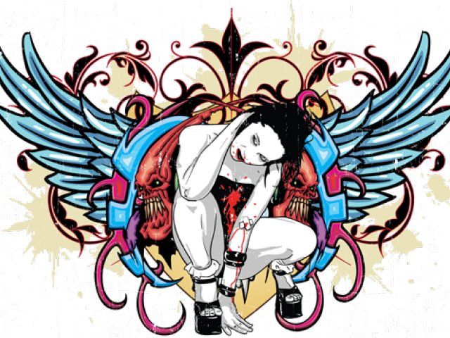 Tattoo Designs Clipart Png Format - Tattoo Png Color (640x480), Png Download