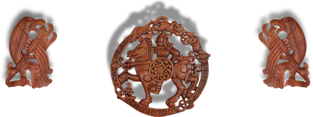 Vikings, Thors Hammer, Viking Jewellery - Gingerbread (1000x438), Png Download