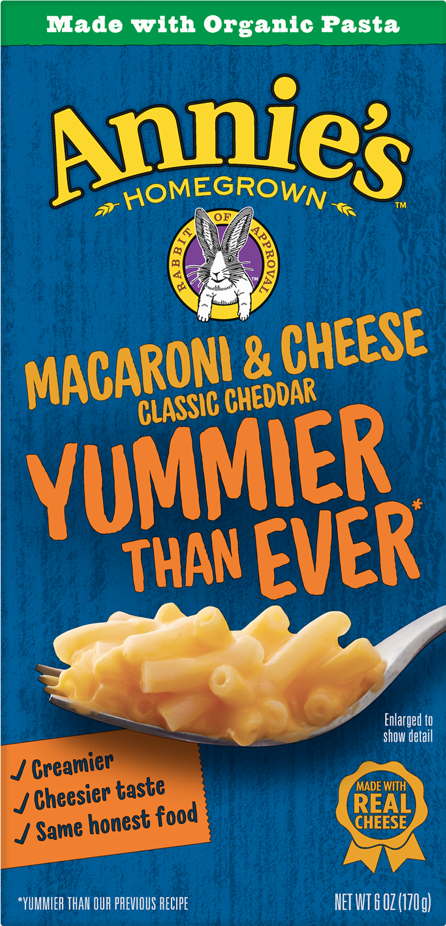 Annie's Mac & Cheese Pasta & Classic Mild Cheddar Mac - Annie’s Homegrown (1800x1800), Png Download