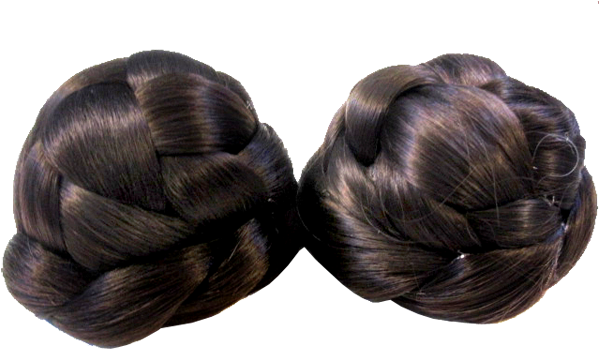 Call Us Now Toll Free - Brown Hair Bun Png (600x600), Png Download